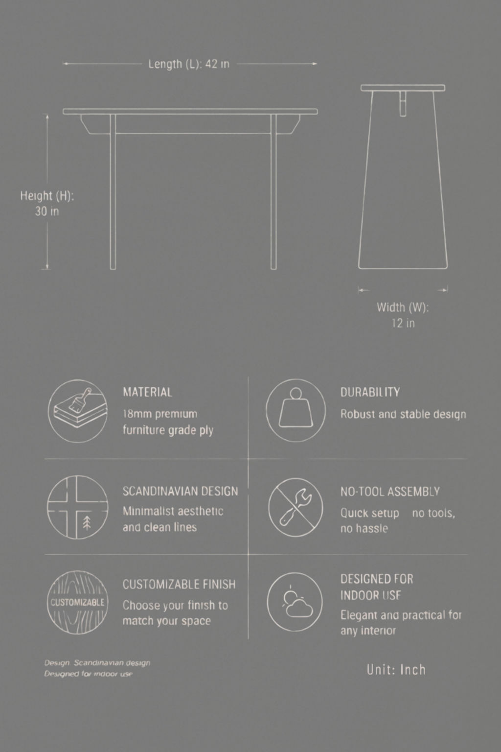 The Slim Console Table
