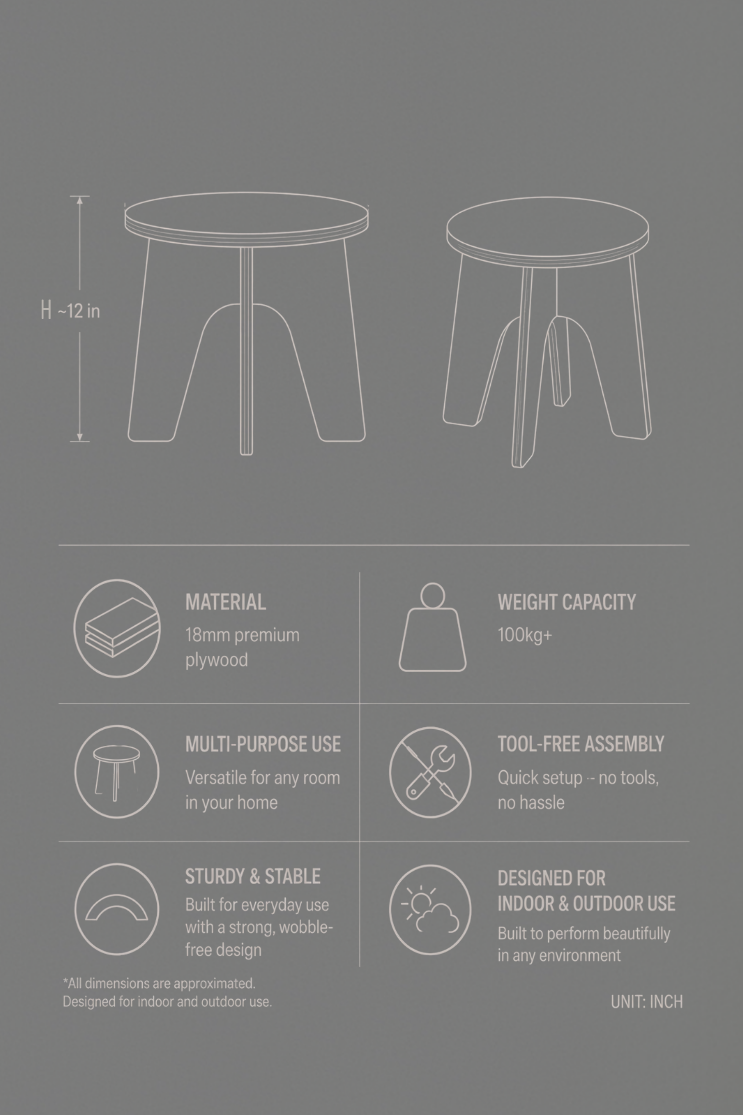 Everyday Stool (Small)